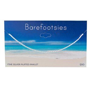 Barefootsies Fine Silver Plated Anklet